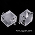 Two sides polished fused quartz flow cells